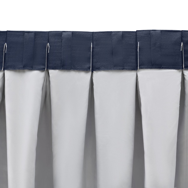 Grasscloth 2-Way Pinch Pleated With Back Tabs Curtain Panel Pair